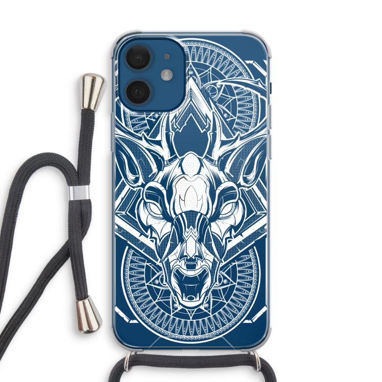 Oh Deer: iPhone 12 mini Transparant Hoesje met koord