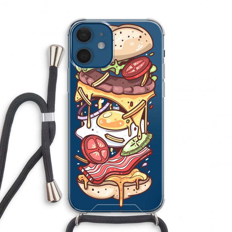 Diet Coke Please: iPhone 12 mini Transparant Hoesje met koord
