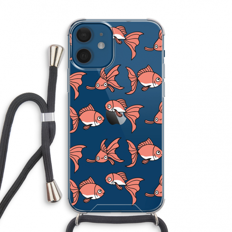 Blub: iPhone 12 mini Transparant Hoesje met koord