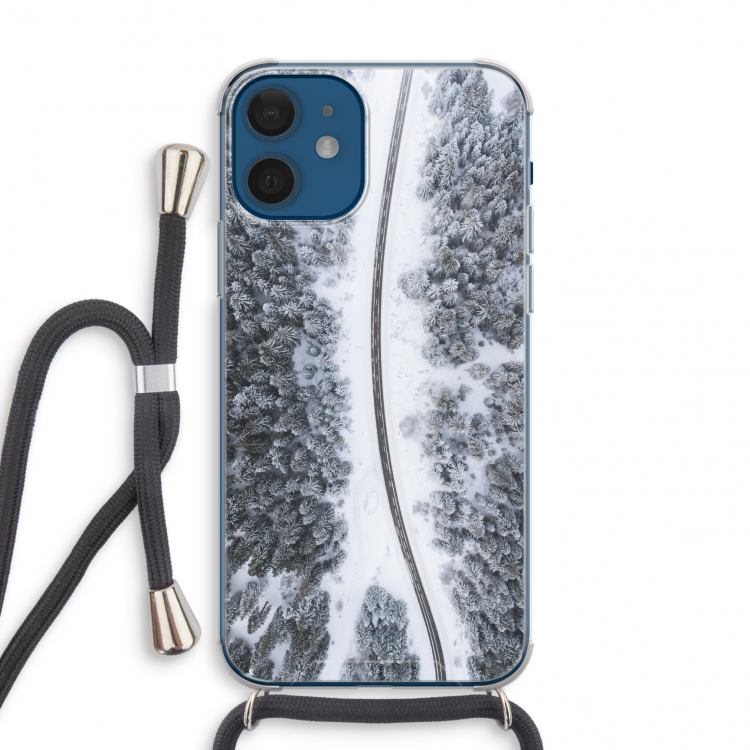 Snøfall: iPhone 12 mini Transparant Hoesje met koord