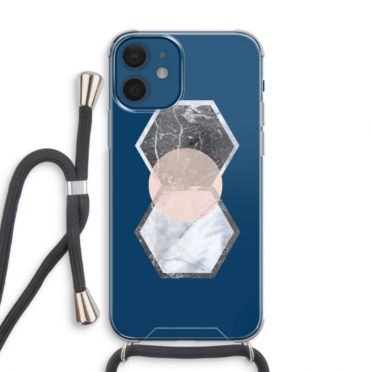 Creatieve toets: iPhone 12 mini Transparant Hoesje met koord