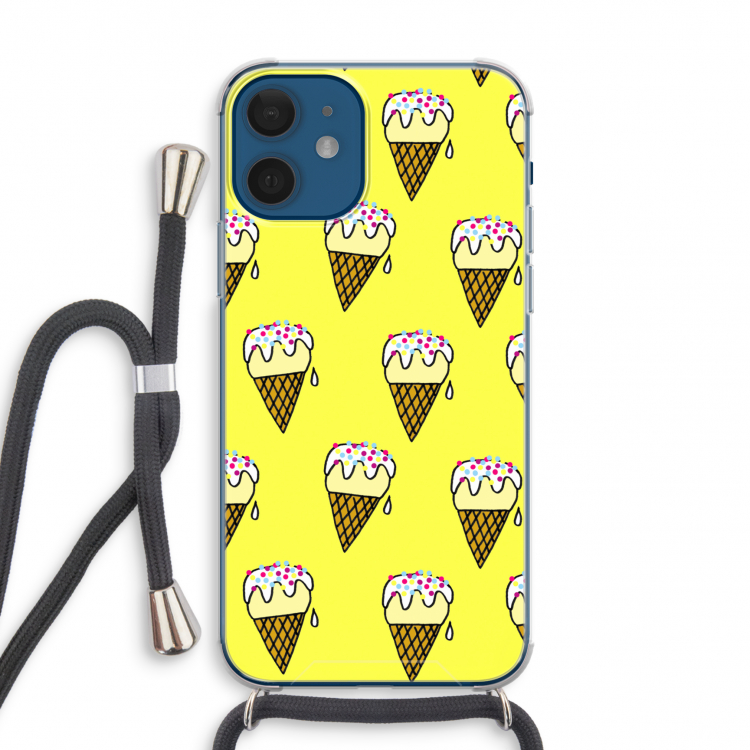 Isjes: iPhone 12 mini Transparant Hoesje met koord