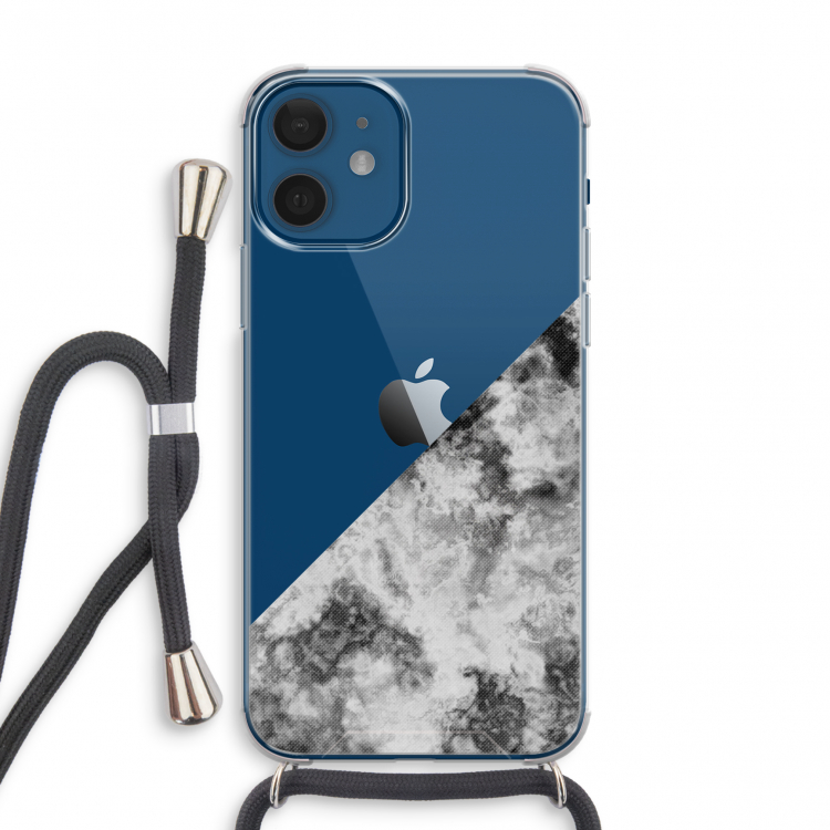 Onweer: iPhone 12 mini Transparant Hoesje met koord