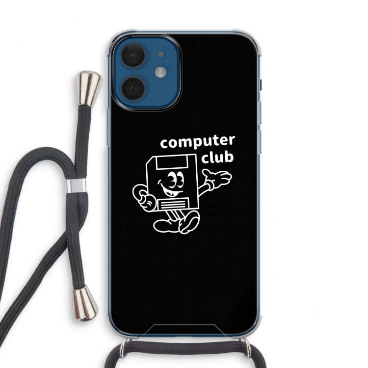 Floppyhead: iPhone 12 mini Transparant Hoesje met koord