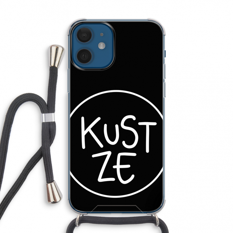 KUST ZE: iPhone 12 mini Transparant Hoesje met koord