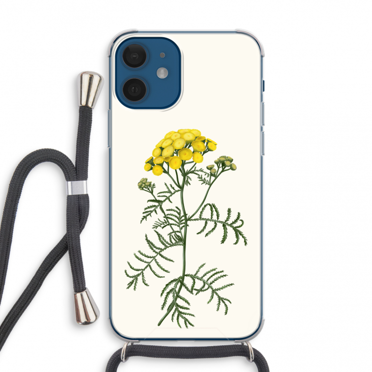 Tansy: iPhone 12 mini Transparant Hoesje met koord
