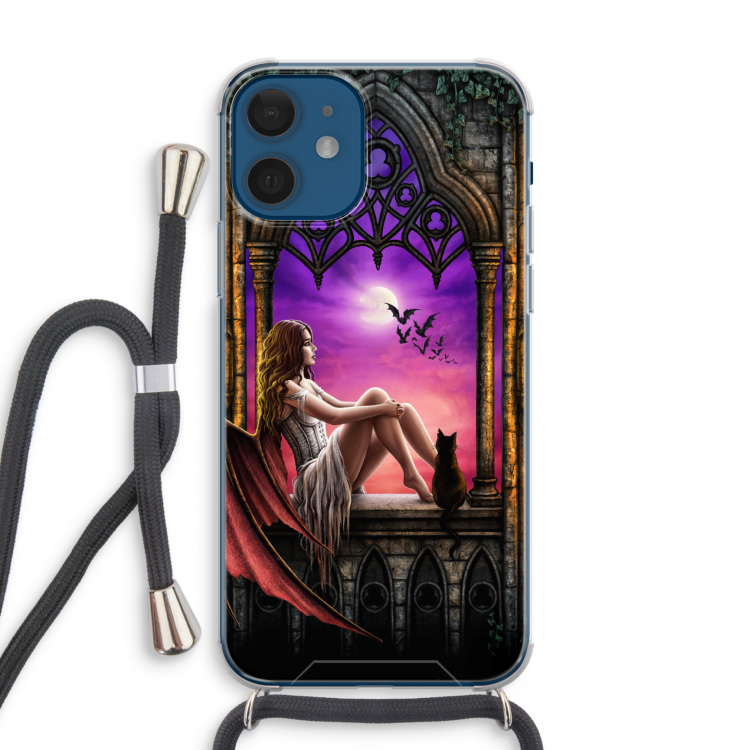 Kinderen van de nacht: iPhone 12 mini Transparant Hoesje met koord