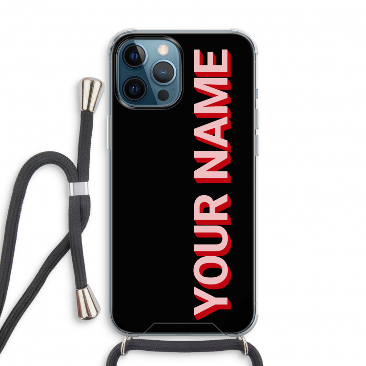 Namecase: iPhone 12 Pro Transparant Hoesje met koord