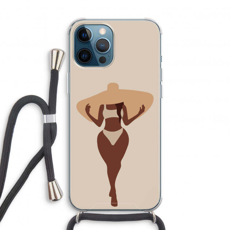 Let's get salty: iPhone 12 Pro Transparant Hoesje met koord
