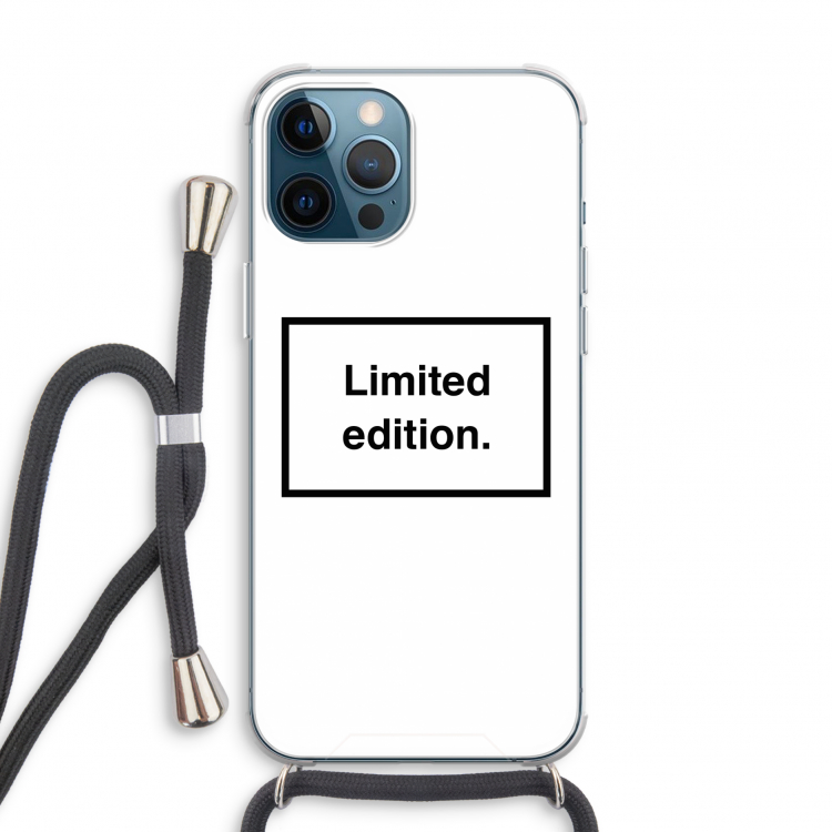 Limited edition: iPhone 12 Pro Transparant Hoesje met koord