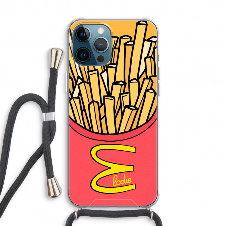 McElodie: iPhone 12 Pro Transparant Hoesje met koord