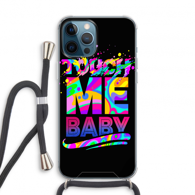Touch Me: iPhone 12 Pro Transparant Hoesje met koord