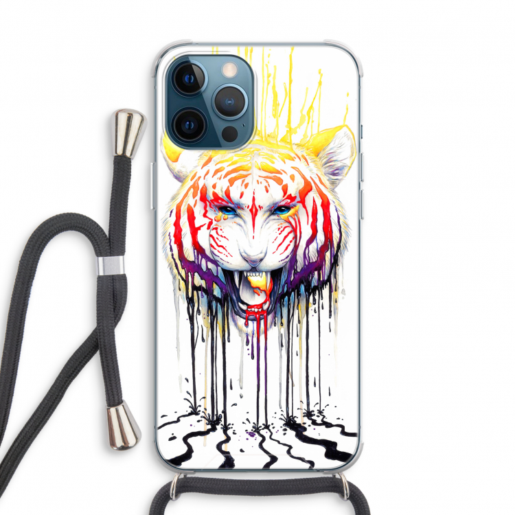 Fading: iPhone 12 Pro Transparant Hoesje met koord
