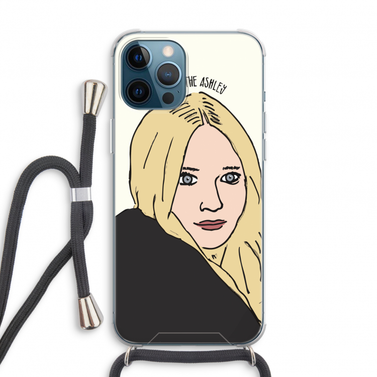Ashley: iPhone 12 Pro Transparant Hoesje met koord