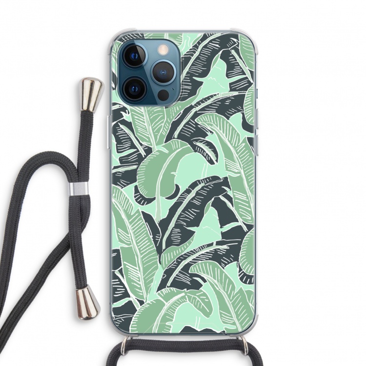 This Sh*t Is Bananas: iPhone 12 Pro Transparant Hoesje met koord