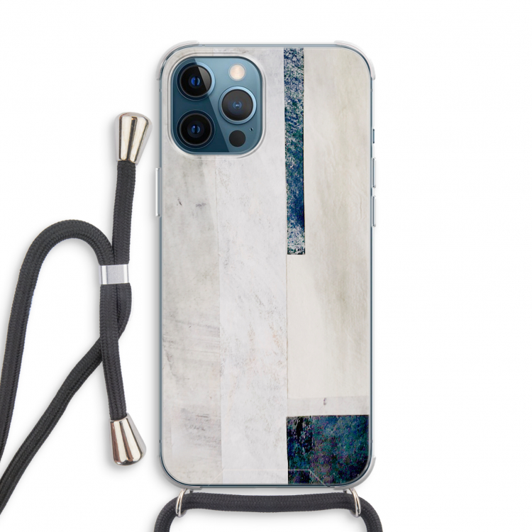 Meet you there: iPhone 12 Pro Transparant Hoesje met koord