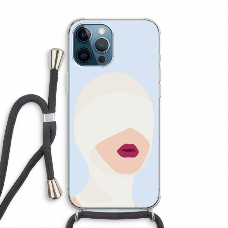 Incognito: iPhone 12 Pro Transparant Hoesje met koord