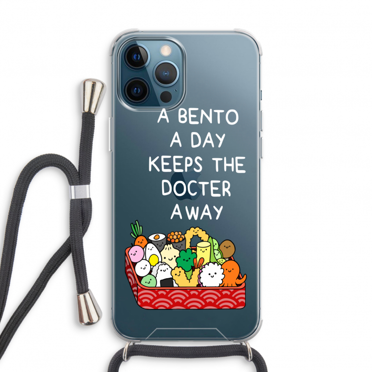 Bento a day: iPhone 12 Pro Transparant Hoesje met koord