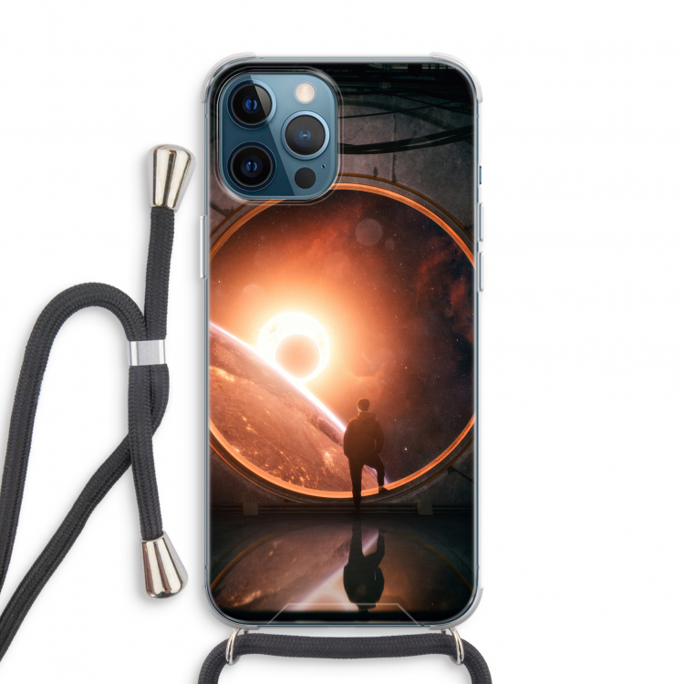Ephemeral: iPhone 12 Pro Transparant Hoesje met koord