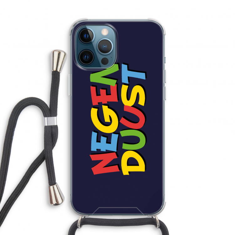 90's One: iPhone 12 Pro Transparant Hoesje met koord