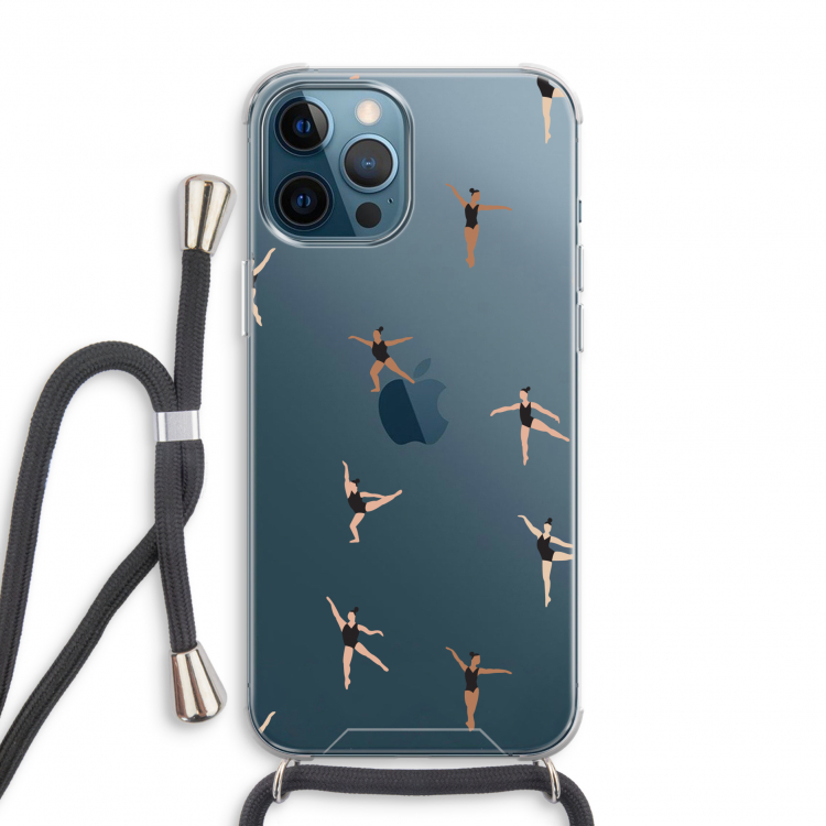 Dancing #1: iPhone 12 Pro Transparant Hoesje met koord