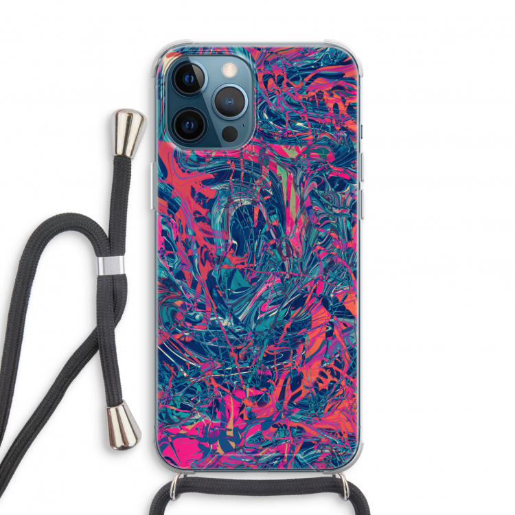 Sleeping Dreams: iPhone 12 Pro Transparant Hoesje met koord