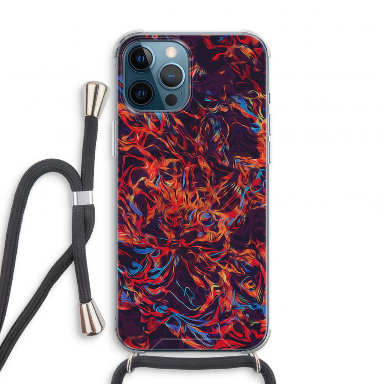Lucifer: iPhone 12 Pro Transparant Hoesje met koord