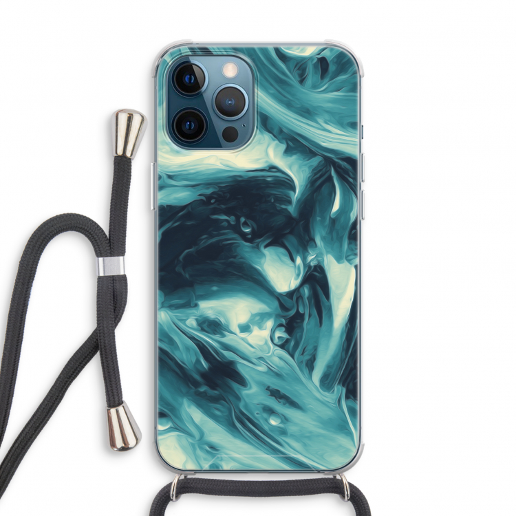 Dreaming About Whales: iPhone 12 Pro Transparant Hoesje met koord