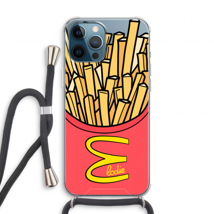 McElodie: iPhone 12 Pro Transparant Hoesje met koord