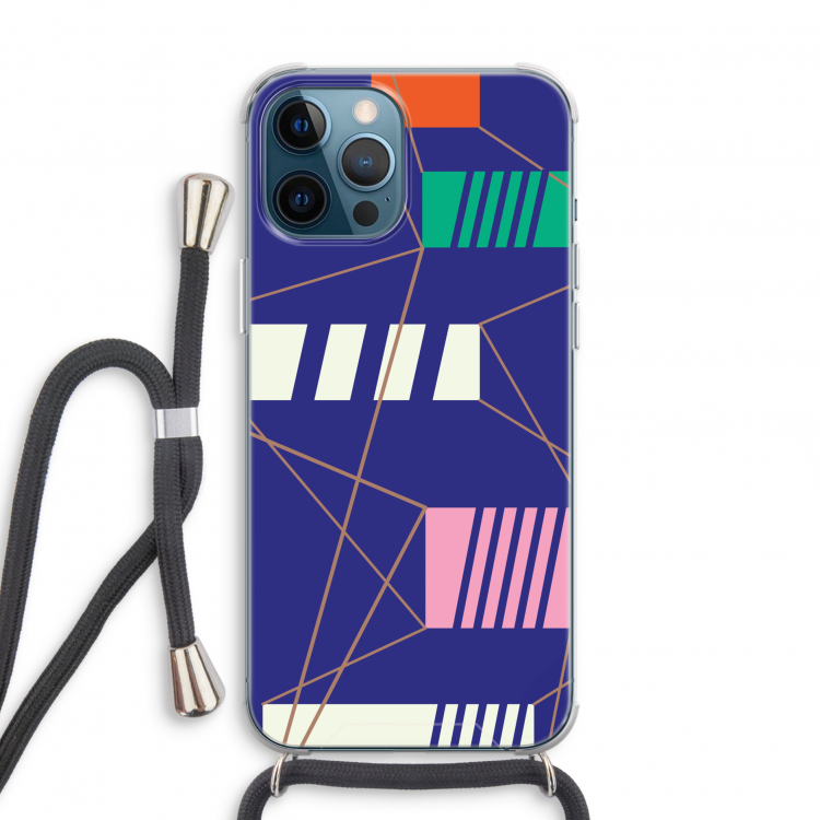 Gestalte 5: iPhone 12 Pro Transparant Hoesje met koord