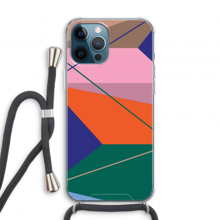 Gestalte 1: iPhone 12 Pro Transparant Hoesje met koord