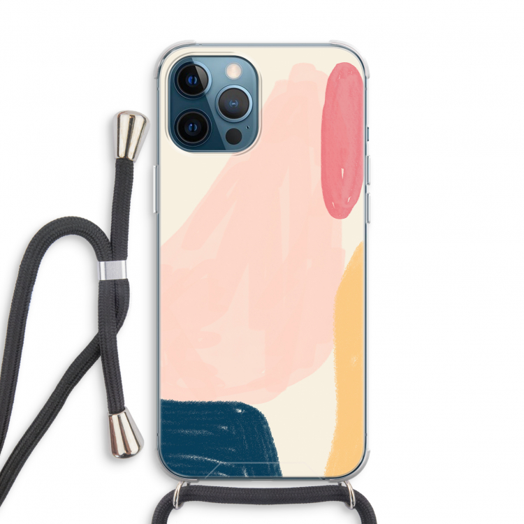 Saturday Flow: iPhone 12 Pro Transparant Hoesje met koord