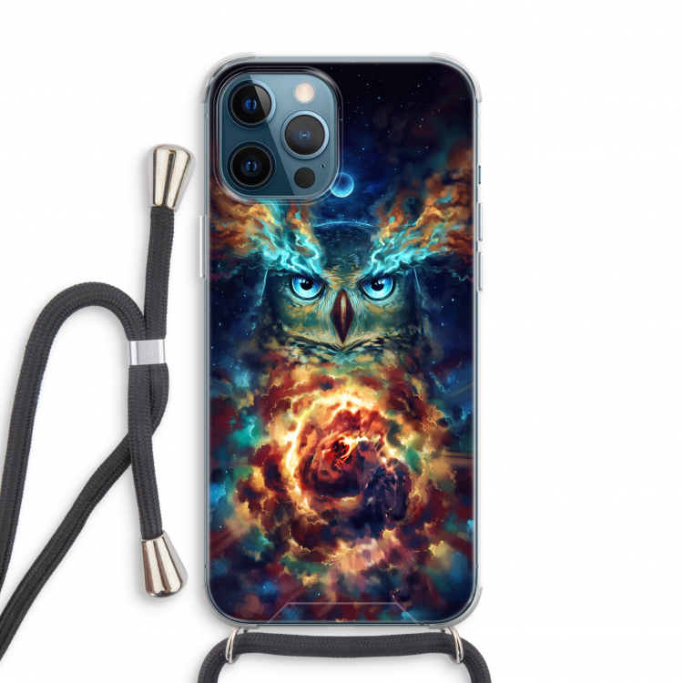 Aurowla: iPhone 12 Pro Transparant Hoesje met koord