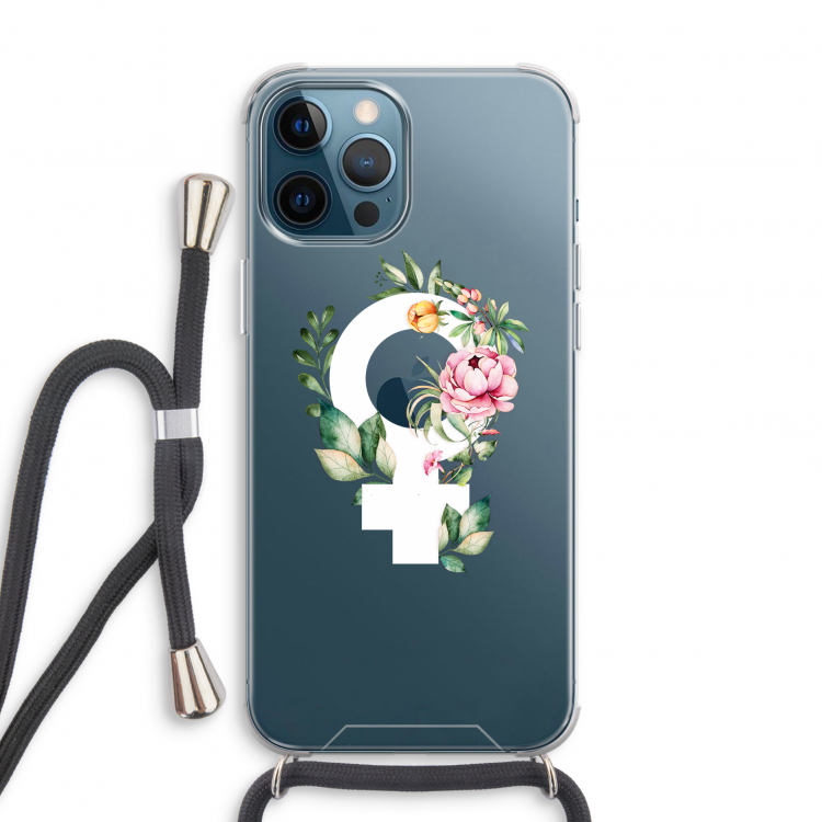 Venus: iPhone 12 Pro Transparant Hoesje met koord