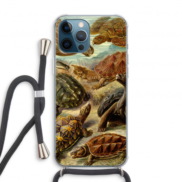Haeckel Chelonia: iPhone 12 Pro Transparant Hoesje met koord