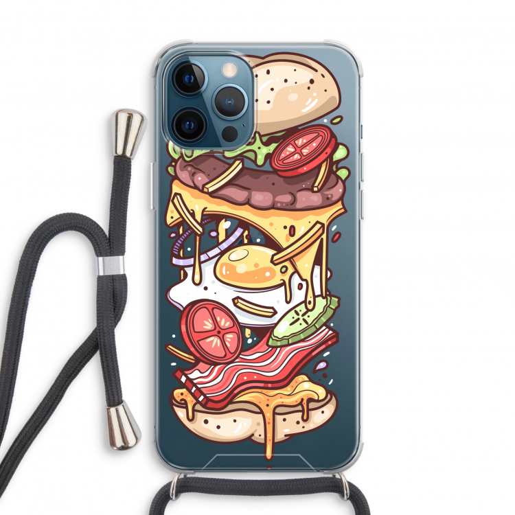 Diet Coke Please: iPhone 12 Pro Transparant Hoesje met koord