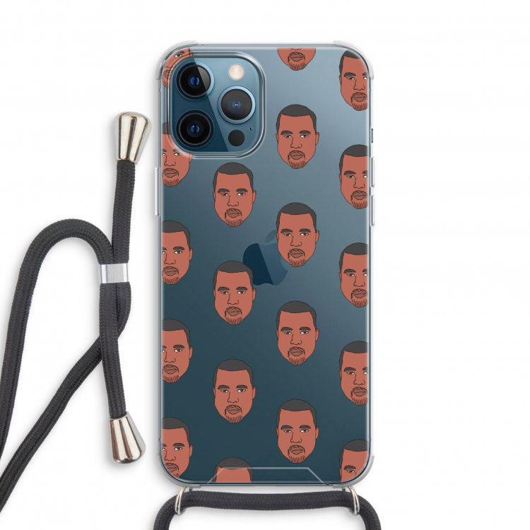 Kanye Call Me?: iPhone 12 Pro Transparant Hoesje met koord