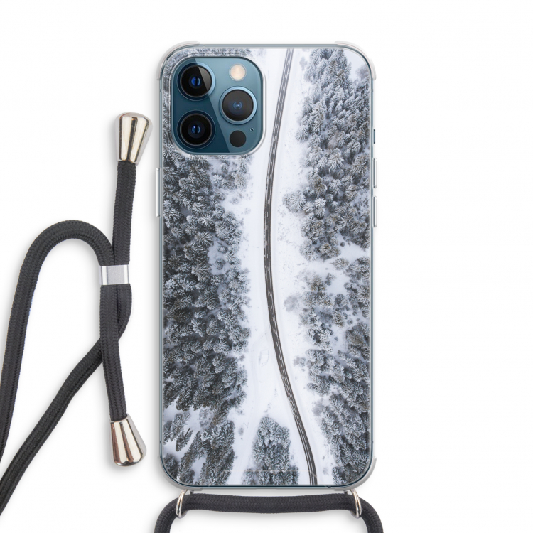 Snøfall: iPhone 12 Pro Transparant Hoesje met koord
