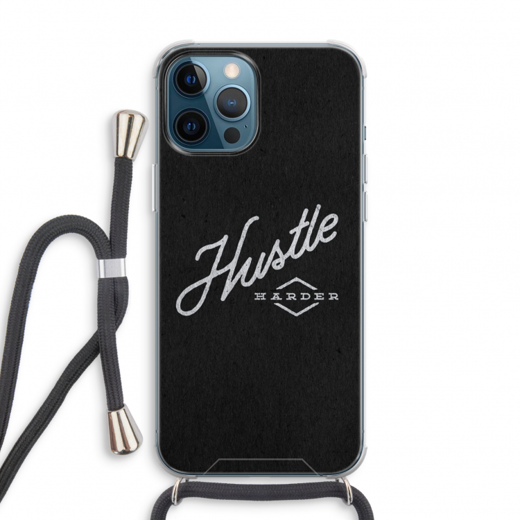 Hustle: iPhone 12 Pro Transparant Hoesje met koord