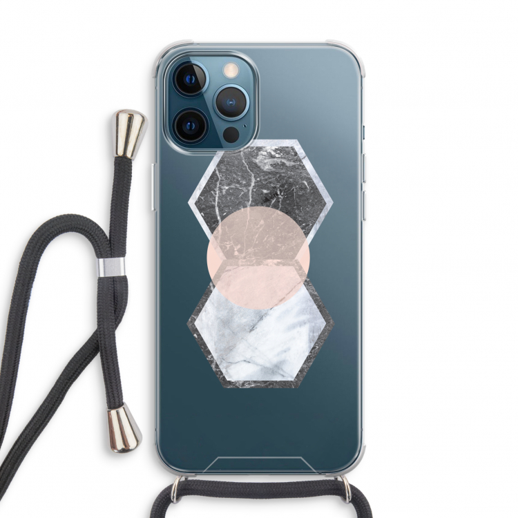 Creatieve toets: iPhone 12 Pro Transparant Hoesje met koord