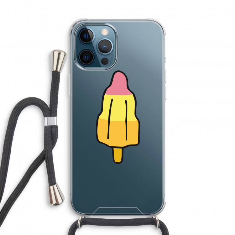 Raketijsje: iPhone 12 Pro Transparant Hoesje met koord