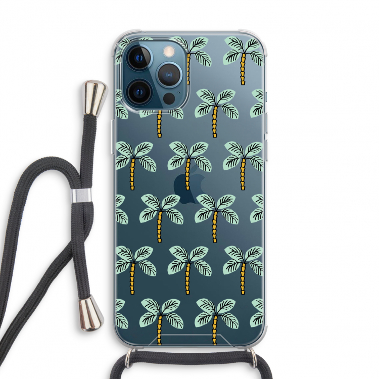 Paradise: iPhone 12 Pro Transparant Hoesje met koord