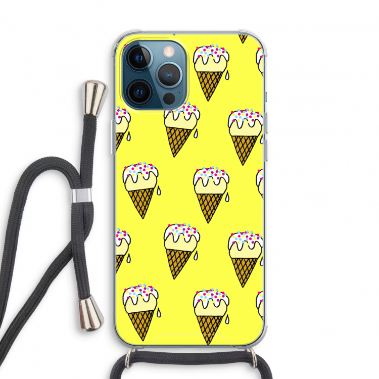 Isjes: iPhone 12 Pro Transparant Hoesje met koord