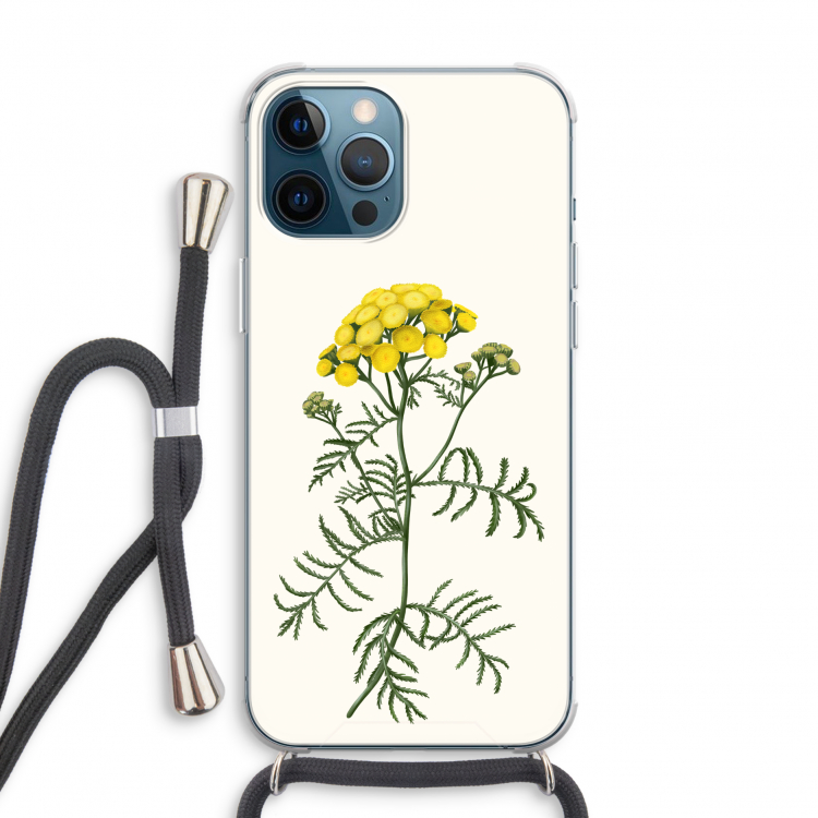 Tansy: iPhone 12 Pro Transparant Hoesje met koord