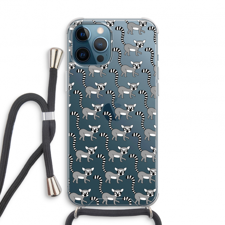 Makis: iPhone 12 Pro Transparant Hoesje met koord