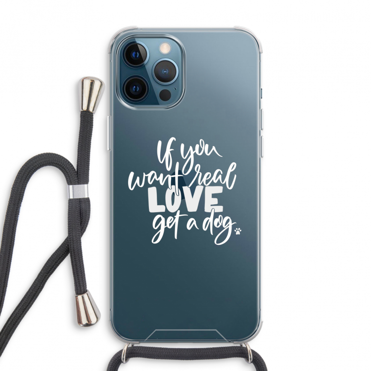 Partner in crime: iPhone 12 Pro Max Transparant Hoesje met koord