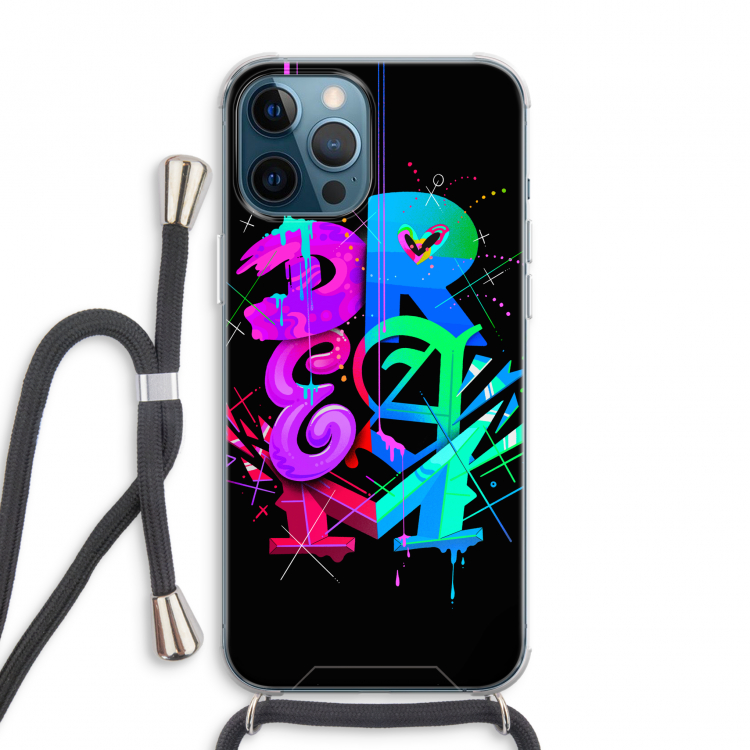 Dream: iPhone 12 Pro Max Transparant Hoesje met koord
