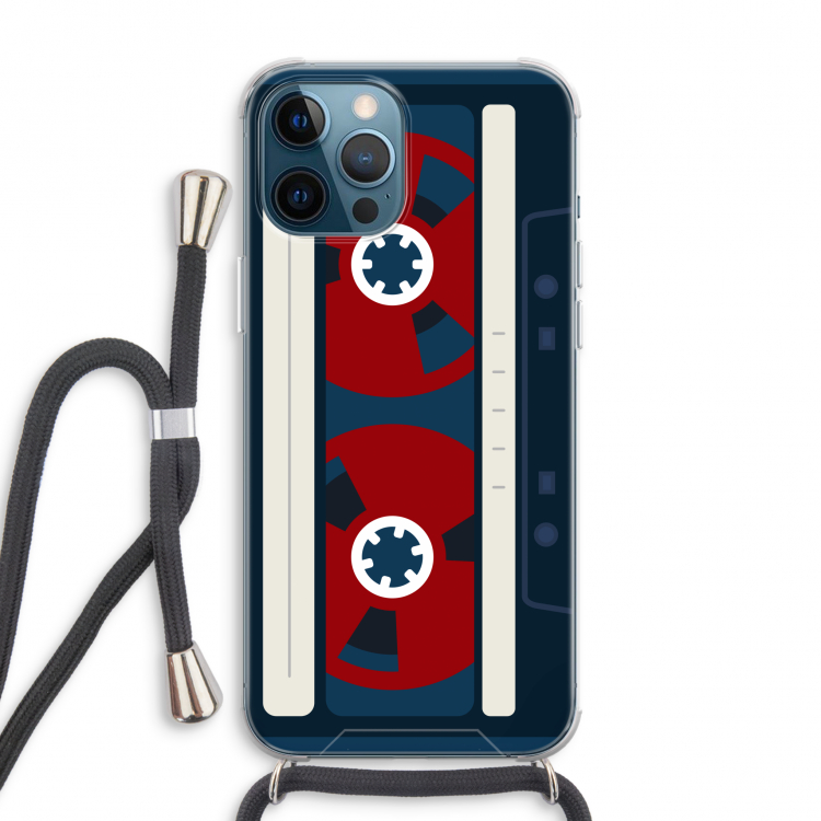 Here's your tape: iPhone 12 Pro Max Transparant Hoesje met koord