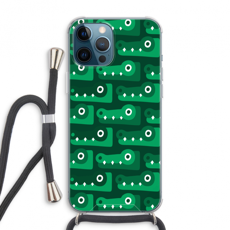 Crocs: iPhone 12 Pro Max Transparant Hoesje met koord