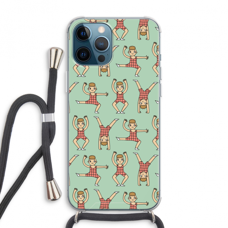 Gymboys: iPhone 12 Pro Max Transparant Hoesje met koord